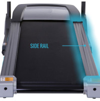 Replacement Side Rail for Treadmill - L x W: 109 cm x 8 cm - Grey color - RAL109-8 - Tecnopro